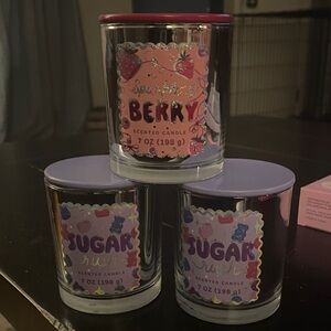 Berry and Sugar Rush Scented Candle Set